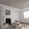 Ekena Millwork 63W x 94 12H x 14T Large Villarreal Decorative Fretwork Wood Ceiling Panels, Hickory CELW63X95X0250VILHI - alternate 1